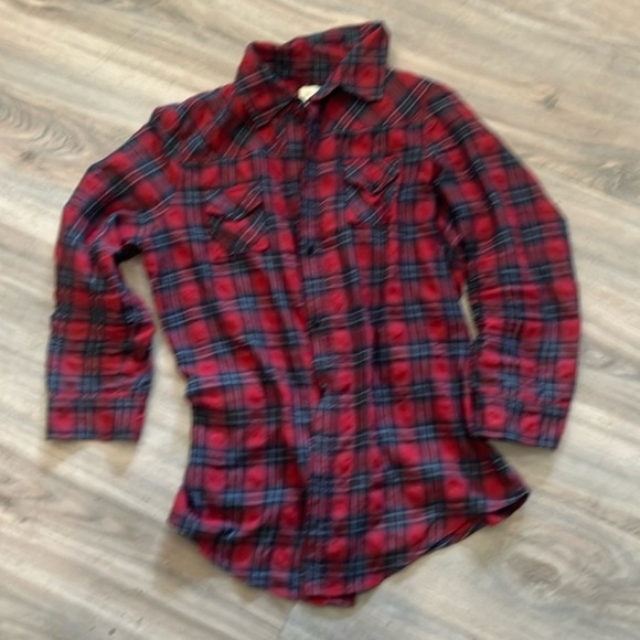 ELIZABETH AND JAMES PLAID TOP MEDIUM - Picture 4 of 4